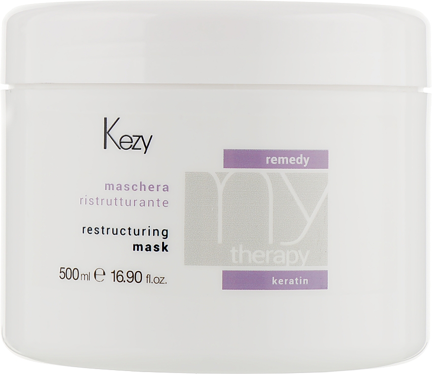 Відновлювальна маска для волосся - Kezy Remedy Restructuring Mask — фото N1