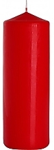 Парфумерія, косметика Свічка циліндрична 80x250 мм, червона - Bispol