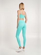 Бесшовные леггинсы "LEGGINGS SHAPE", mint - Giulia — фото N2