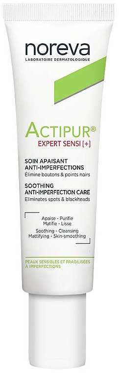 Смягчающий крем-гель для проблемной кожи лица - Noreva Actipur Expert Sensi [+] Soothing Anti-Imperfection Care — фото N1