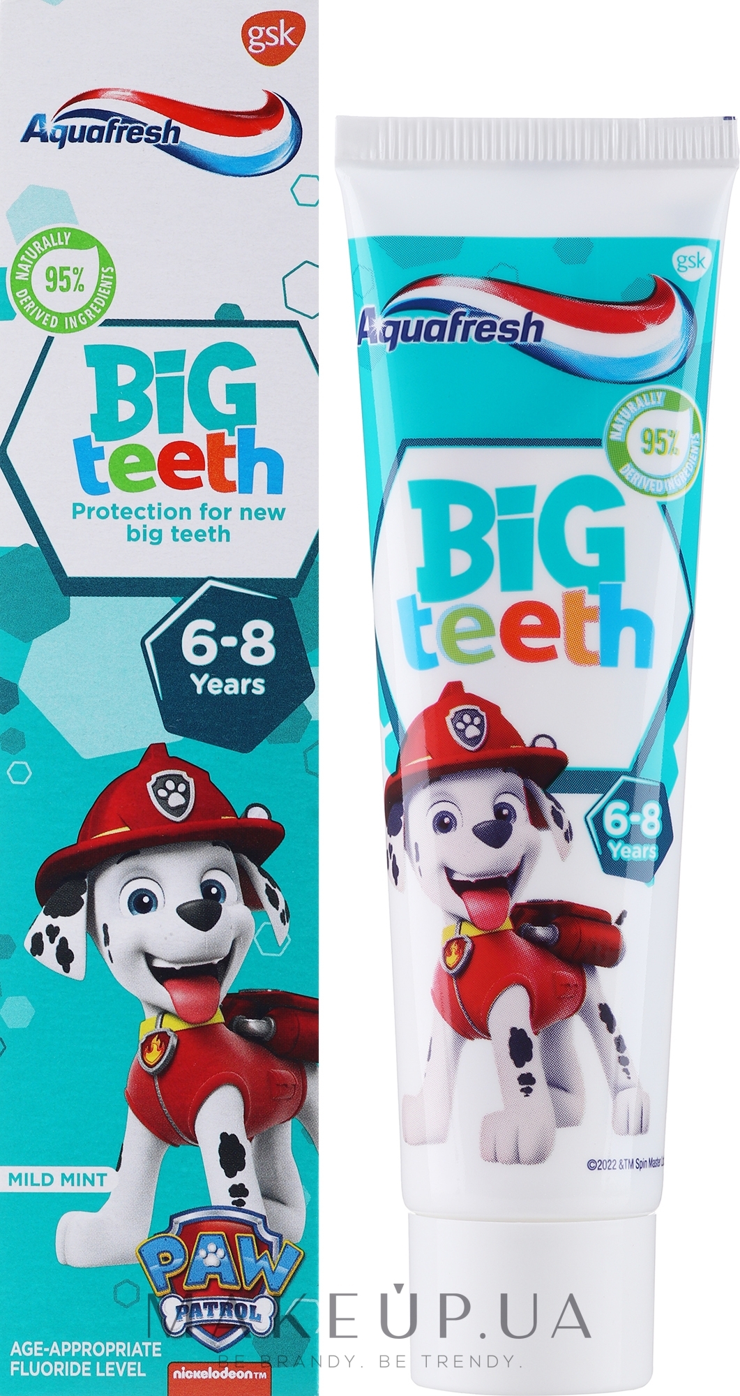 Зубна паста "Мої великі зубки" - Aquafresh PAW Patrol — фото 50ml