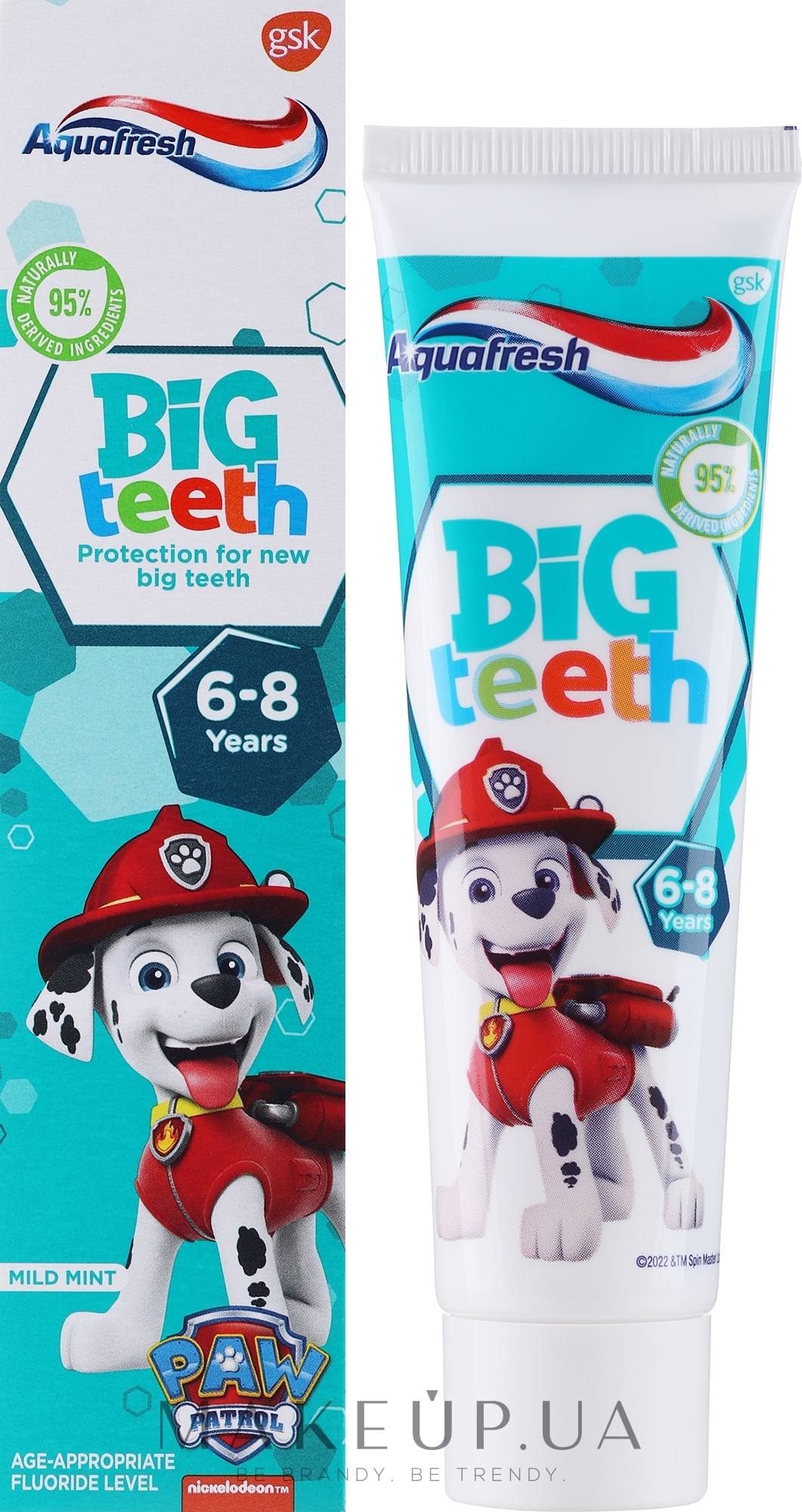 Зубная паста "Мои большие зубки" - Aquafresh PAW Patrol — фото 50ml