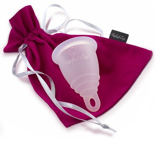 Менструальная чаша без картонной упаковки, прозрачная, размер M - Perfect Cup Zero Waste — фото N1