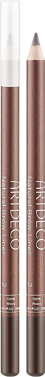 Олівець для брів - Artdeco Natural Brow Liner — фото N1