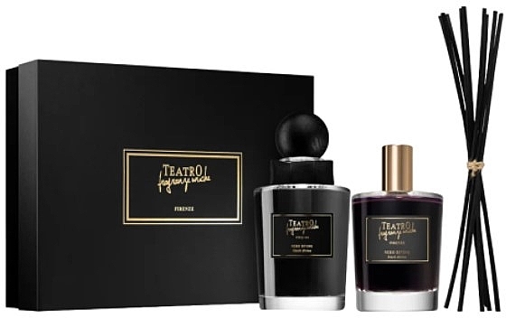 Набор - Teatro Fragranze Uniche Nero Divino (diff/100ml + spray/100ml) — фото N1