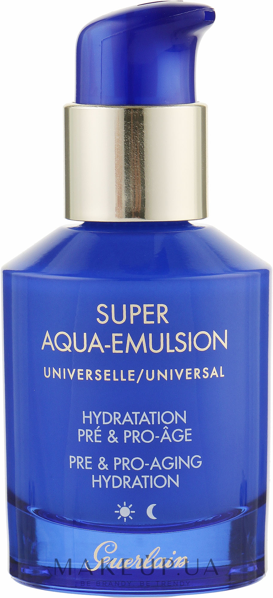 Универсальная увлажняющая эмульсия для зрелой кожи и предупреждения старения - Guerlain Super Aqua Universal Emulsion — фото 50ml