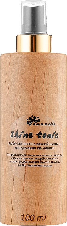 М'який освітлювальний тонік з мигдальною кислотою - Azazello Shine Tonik — фото N3