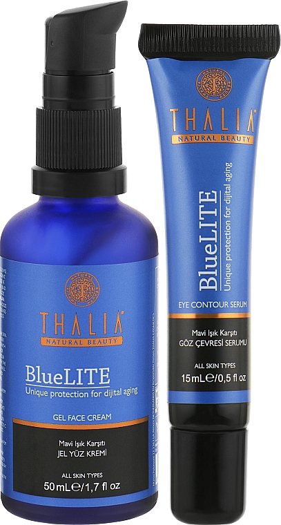 Набор для лица - Thalia Blue Lite (gel/cr/50ml + eye/ser/15ml) — фото N2