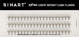 Парфумерія, косметика Вії пучкові 10D, 12 мм - Sinart Extra Light Weight Lash