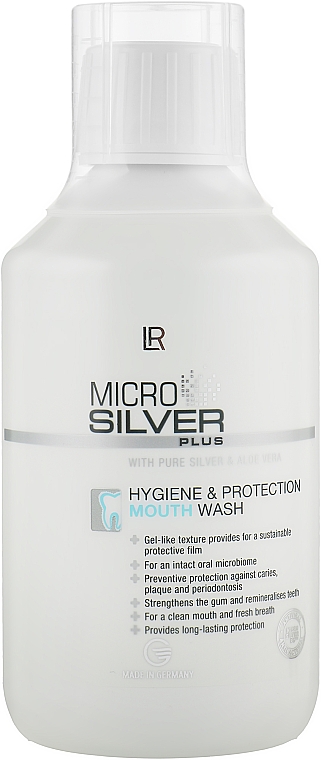 Защитный ополаскиватель для полости рта - LR Health & Beauty Microsilver Plus Hygiene&Protection Mouth Wash — фото N1