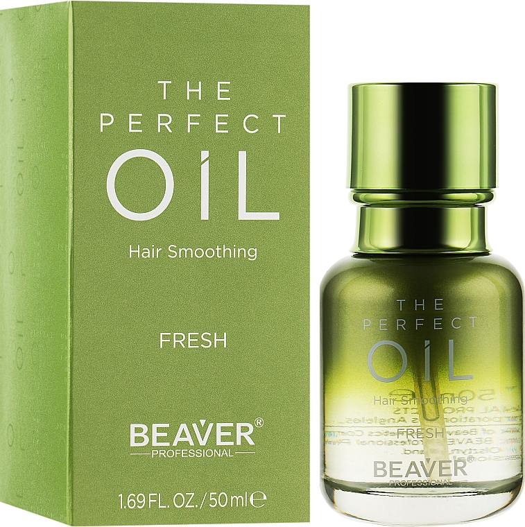 Олія парфумована для відновлення посічених кінчиків волосся  - Beaver Professional Expert Hydro The Perfect Oil Hair Smoothing Fresh — фото N2