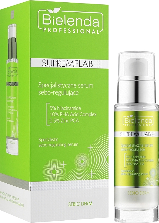 УЦЕНКА Регулирующая сыворотка - Bielenda Professional Supremelab Sebio Derm Serum * — фото N2