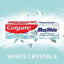 Зубная паста отбеливающая - Colgate Max White White Crystals — фото N7