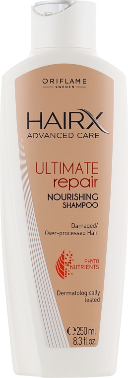 Восстанавливающий шампунь для сухих и поврежденных волос - Oriflame HairX Ultimate Repair Nourishing Shampoo