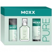 Духи, Парфюмерия, косметика Mexx Pure - Набор (edt/30ml + deo/50ml + sh/gel/50ml)