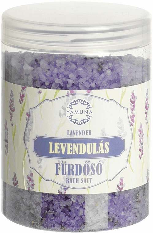 Сіль для ванн "Лаванда" у банці - Yamuna Lavender Bath Salt — фото N1