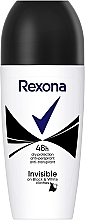 Антиперспірант-ролик "Невидимий" - Rexona Invisible Black+White Antiperspirant Roll — фото N1