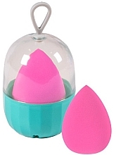 Спонж для макияжа в футляре, 38426, розовый - Top Choice Blender Sponge With Case — фото N1