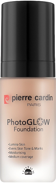 Тональна основа для обличчя - Pierre Cardin Photo Glow Foundation — фото N1