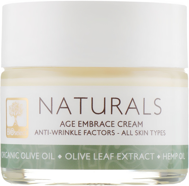 Антивіковий крем проти зморшок для обличчя та шиї - BIOselect Naturals Age Embrace Cream — фото N2