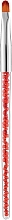 Кисть для геля, 8мм, красная - Vizavi Professional — фото N1