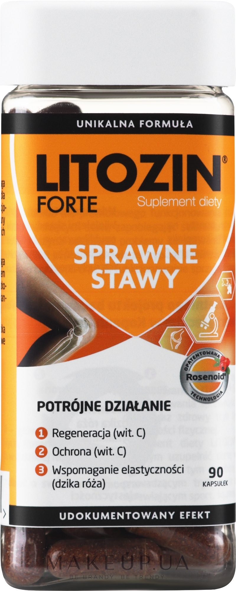 Харчова добавка для здоров'я суглобів - Orkla Litozin Forte — фото 90шт