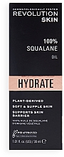 Олія для обличчя "Сквалан" - Revolution Skin Hydrate 100% Squalane Face Oil — фото N4