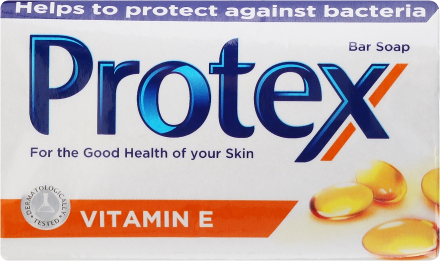 Антибактеріальне мило - Protex Vitamin E Bar Soap — фото N1
