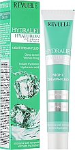 Ночной крем-флюид для лица - Revuele Hydralift Hyaluron Night Cream Fluid — фото N2