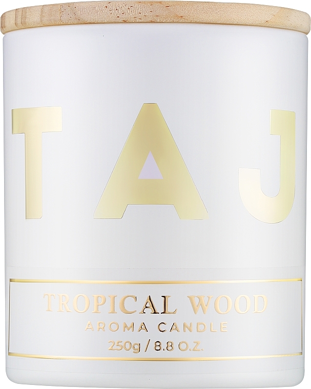 Ароматическая свеча "Tropical Wood" - Taj Max Aroma Candle — фото N1