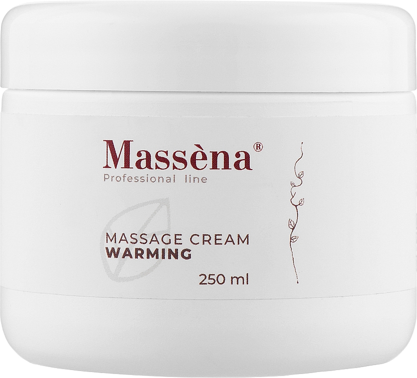 Согревающий крем для тела - Massena Warming Massage Cream — фото N1