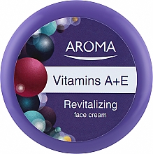 Восстанавливающий крем для лица - Aroma Revitalizing Vitamins A+E Face Cream — фото N1