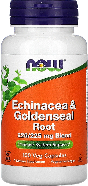 Капсулы "Эхинацея и желтокорень" - Now Foods Echinacea & Goldenseal Root — фото N1