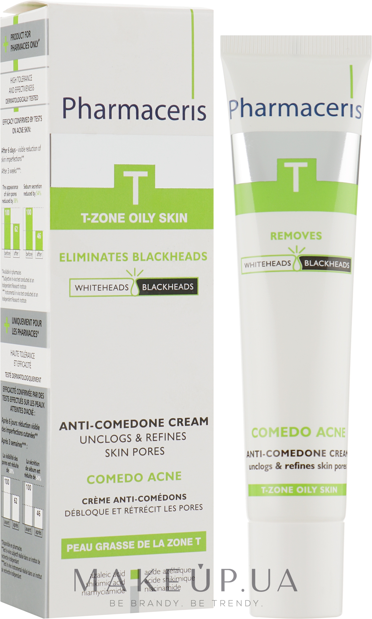 Pharmaceris T Anti-comedone Cream - Крем от прыщей и черных точек: купить  по лучшей цене в Украине | Makeup.ua