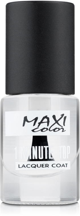 Швидкосохнучий закріплювач - Maxi Color 1 Minute Top Lacquer Coat