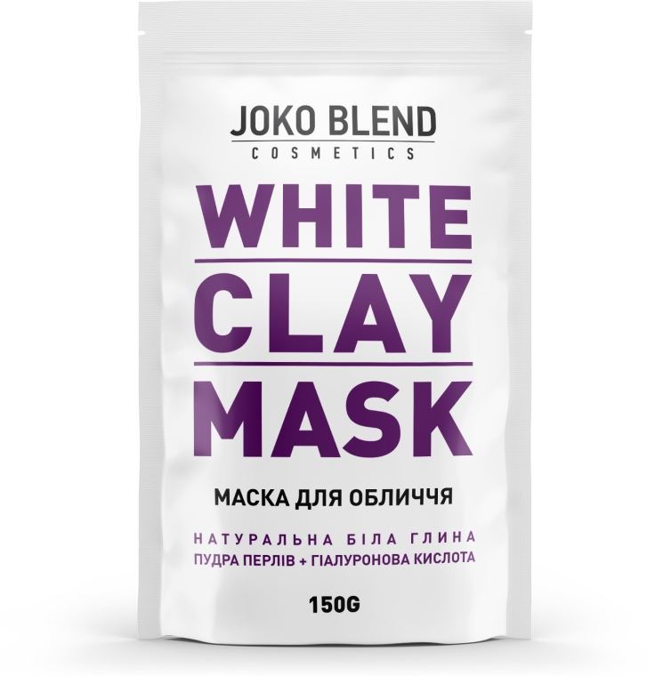 Біла глиняна маска для обличчя - Joko Blend White Clay Mask — фото N3
