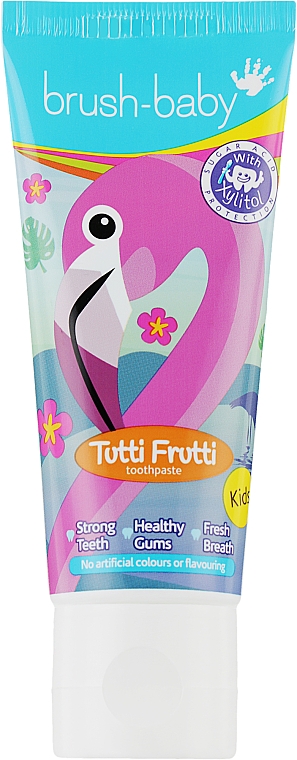 Детская зубная паста "Tutti Frutti", 3-6 лет - Brush-Baby Toothpaste — фото N1