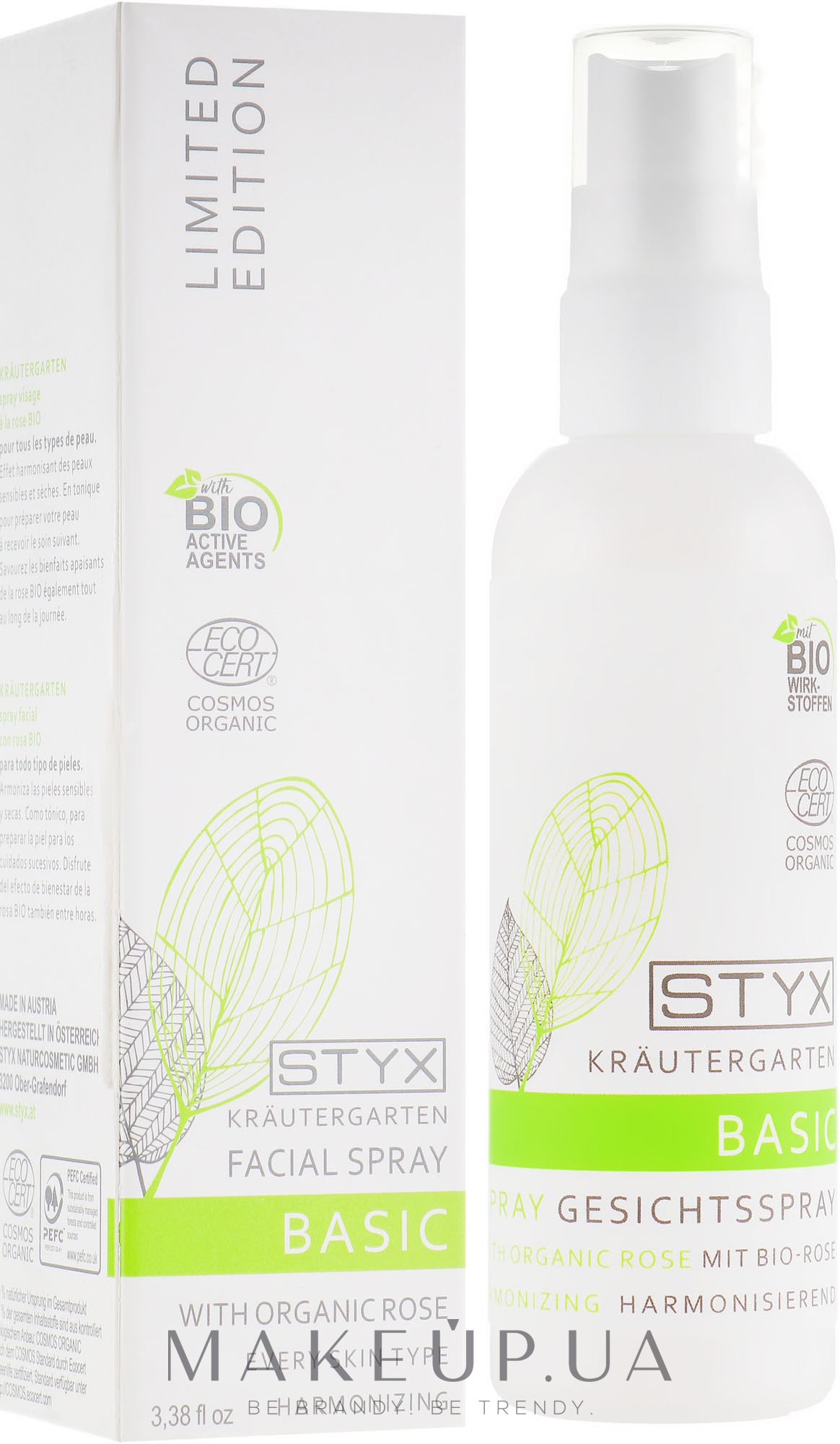 Спрей для лица с органической розой - Styx Naturcosmetic — фото 100ml