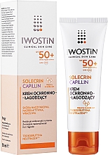 Сонцезахисний крем SPF 50 - Iwostin Solecrin Capillin Cream SPF 50 — фото N2