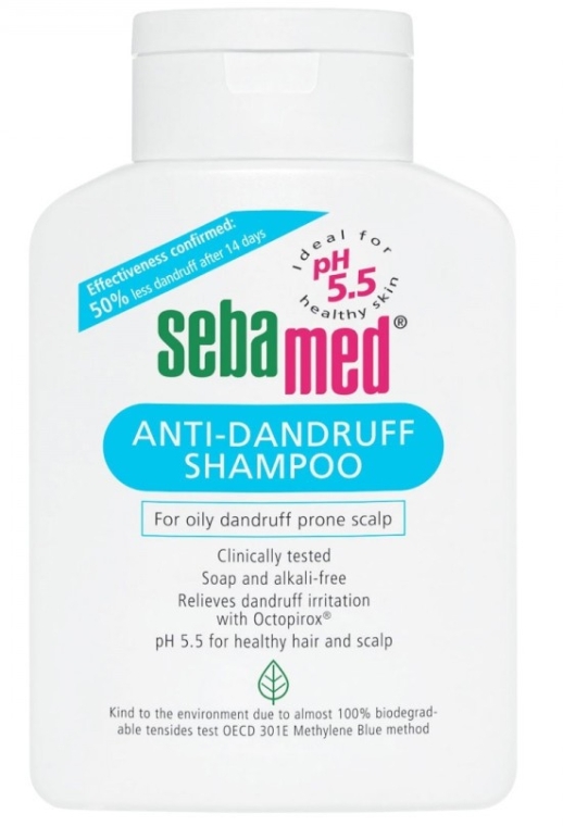 Шампунь проти лупи для жирної шкіри - Sebamed Classic Anti-Dandruff Shampoo — фото N1