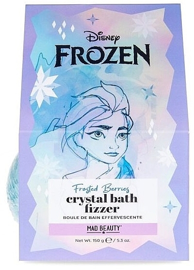 Бомбочка для ванни - Mad Beauty Disney Frozen Crystal Bath Fizzer — фото N1