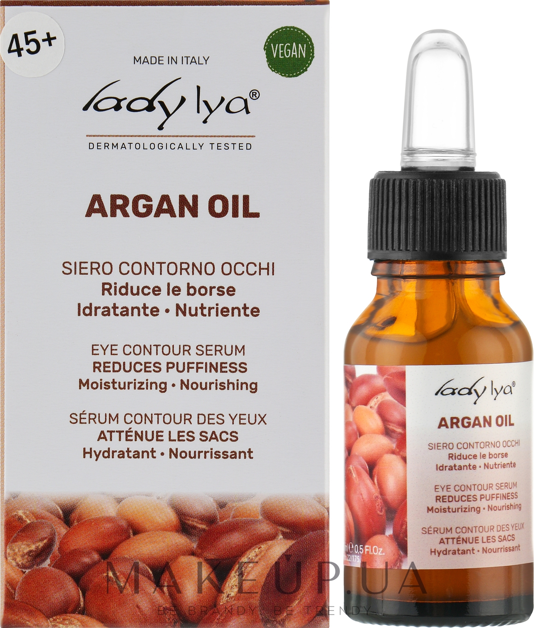 Сыворотка для век питательная с аргановым маслом - Lady Lya Argan Oil Serum — фото 15ml
