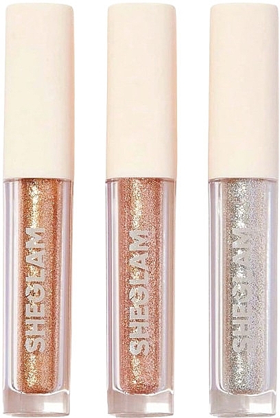 Набор стойких жидких теней для век - Sheglam Starry Wish Liquid Eyeshadow Trio North Star — фото N1