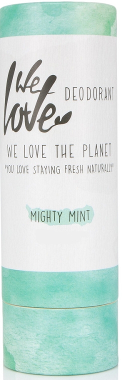Твердий дезодорант освіжальний - We Love The Planet Mighty Mint Deodorant Stick — фото N1