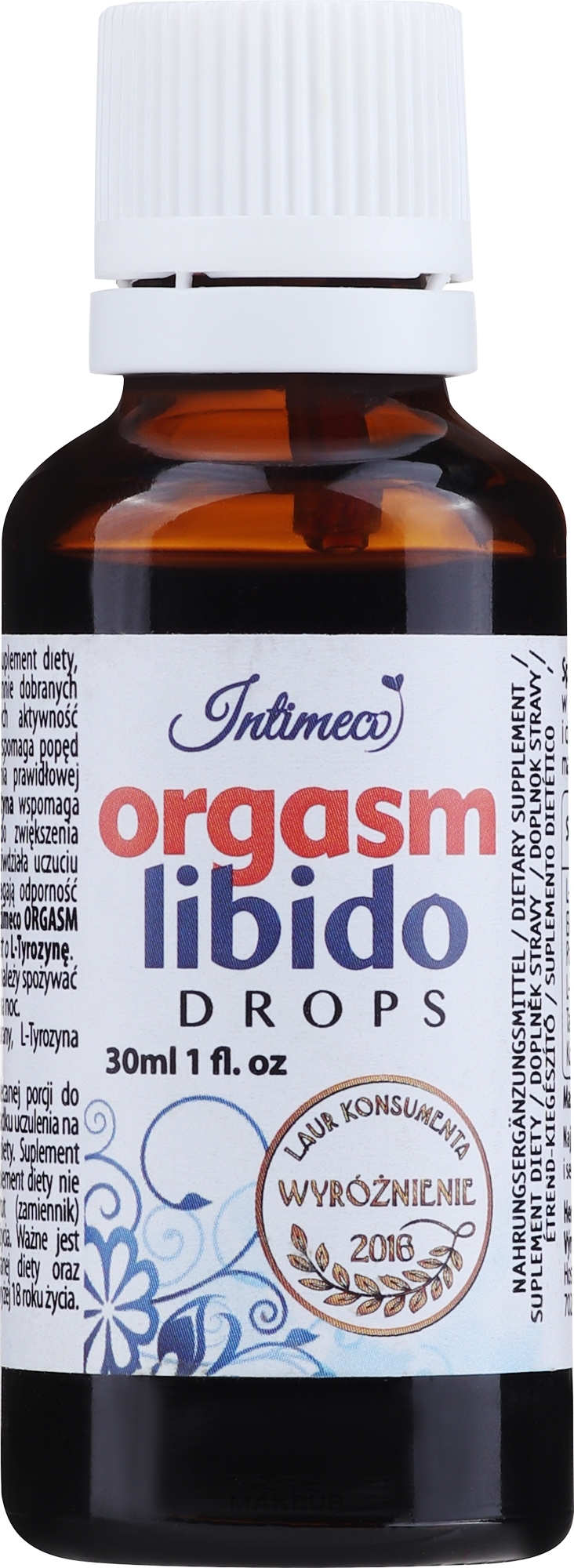 Капли для повышения либидо и оргазма - Intimeco Orgasm Libido Drops: купить  по лучшей цене в Украине | Makeup.ua