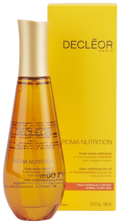 Сухое масло для лица, тела и волос - Decleor Aroma Nutrition Satin Softening Dry Oil