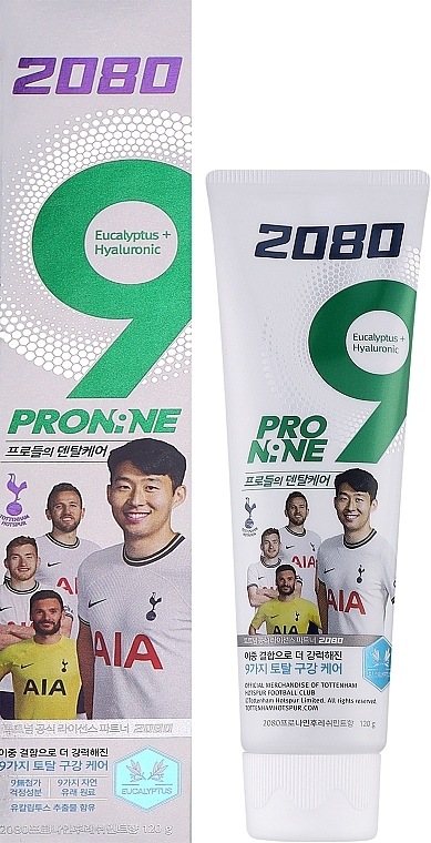 Зубна паста з евкаліптом і гіалуроновою кислотою - 2080 Pro Nine Fresh Toothpaste — фото N2