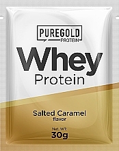 Протеин "Соленая карамель", в саше - PureGold Whey Protein Salted Caramel — фото N1