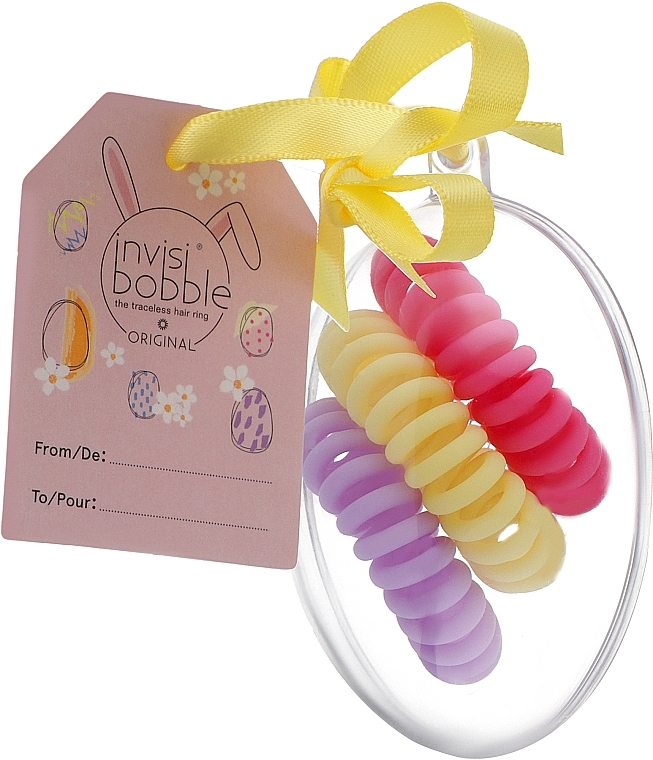 Резинки для волос, пасхальное яйцо, разноцветные - Invisibobble Original Easter Egg