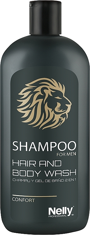 Шампунь 2 в 1 для волос и тела - Nelly Professional Men Shampoo — фото N1